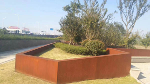 潜山耐候钢挡土墙
